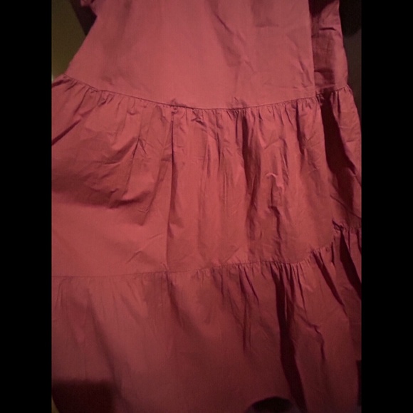 L*Space Bahia Open Back Peasant Maxi Dress Brick Red Size S - NWT - Picture 4 of 16